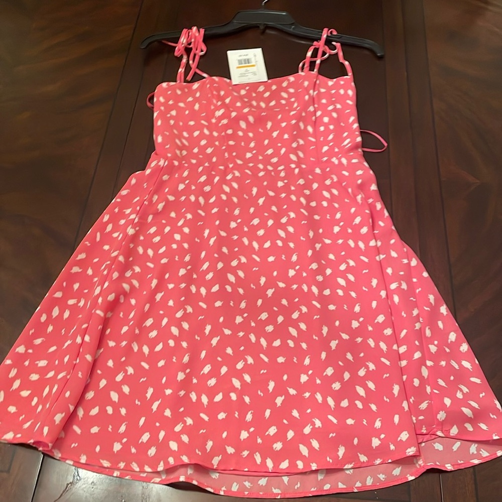 Lola Grace pink mini dress with with details size S